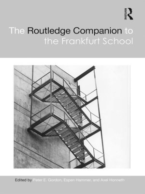 cover image of The Routledge Companion to the Frankfurt School